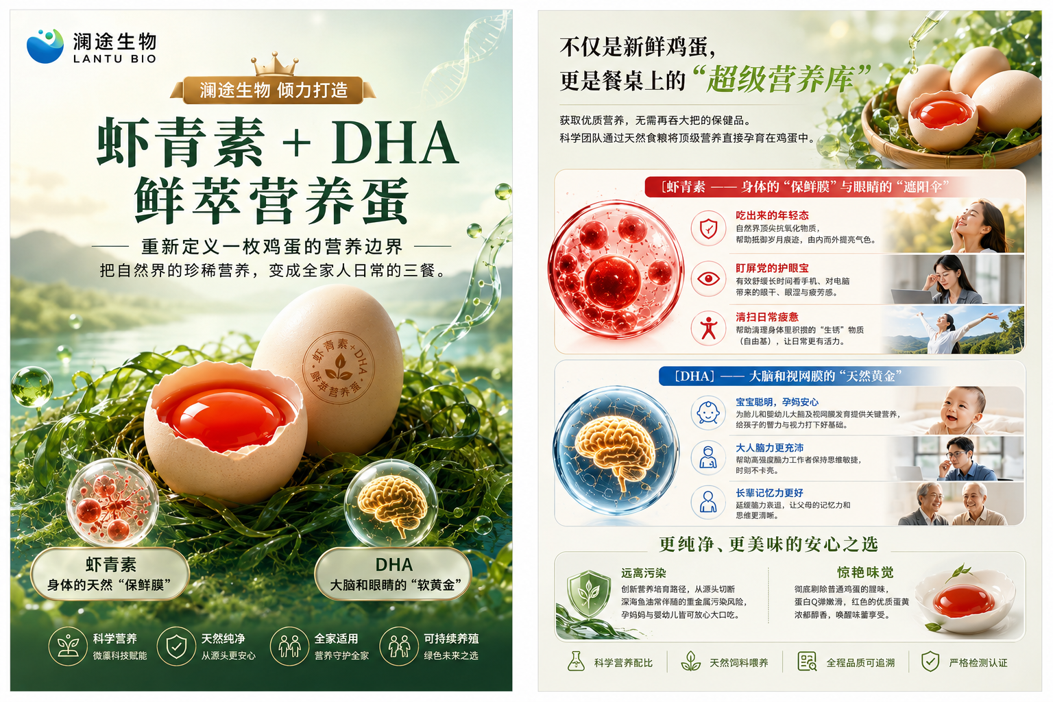 Astaxanthin + DHA Nutrient Egg